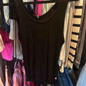 Black James Perse Ribbed Tank